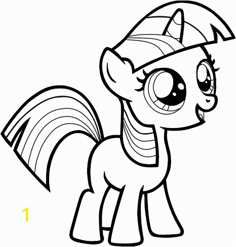 Filly Twilight Coloring Page 1