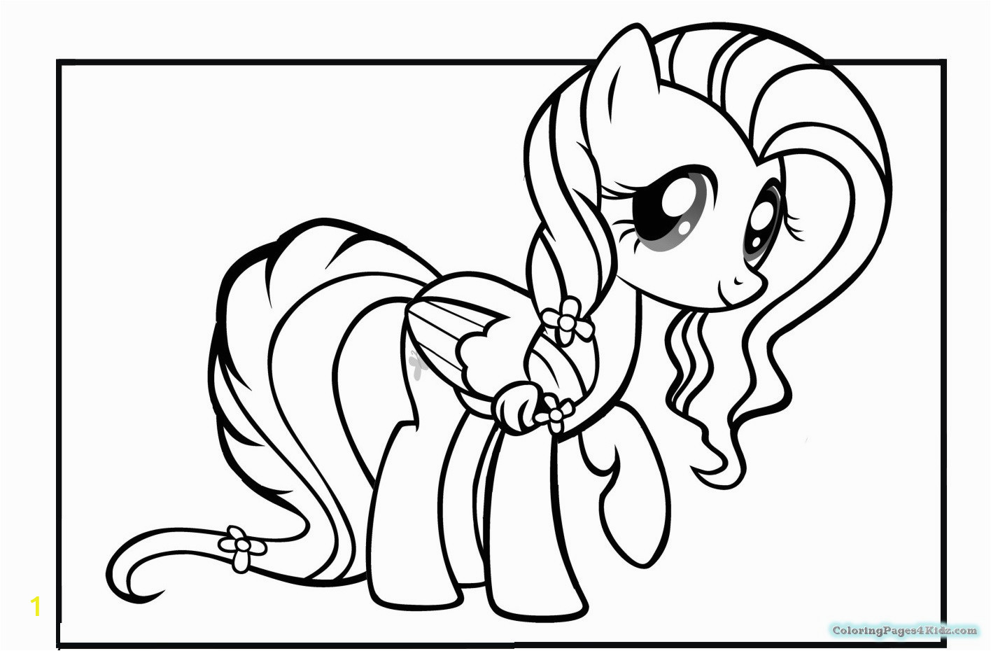 my little pony fluttershy coloring pages 104