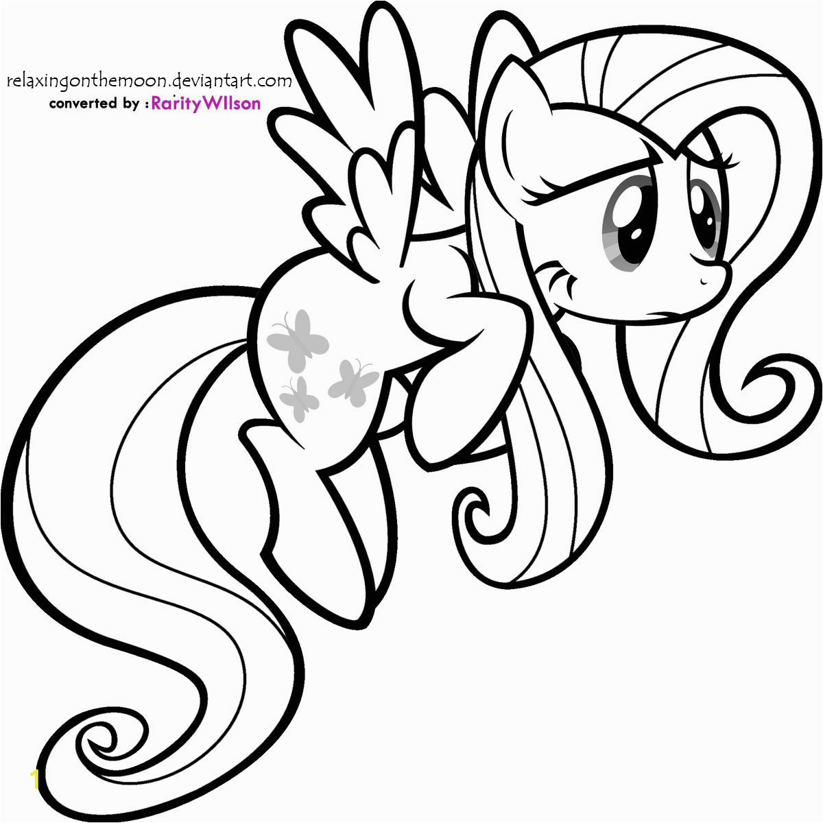 My Little Pony Friendship is Magic Fluttershy Coloring Pages My Little Pony Fluttershy Coloring Pages