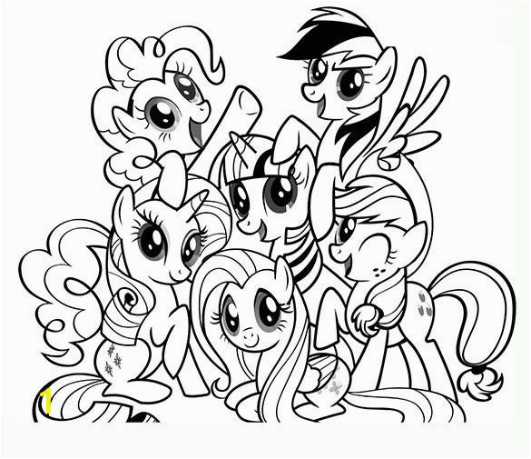 pony coloring page