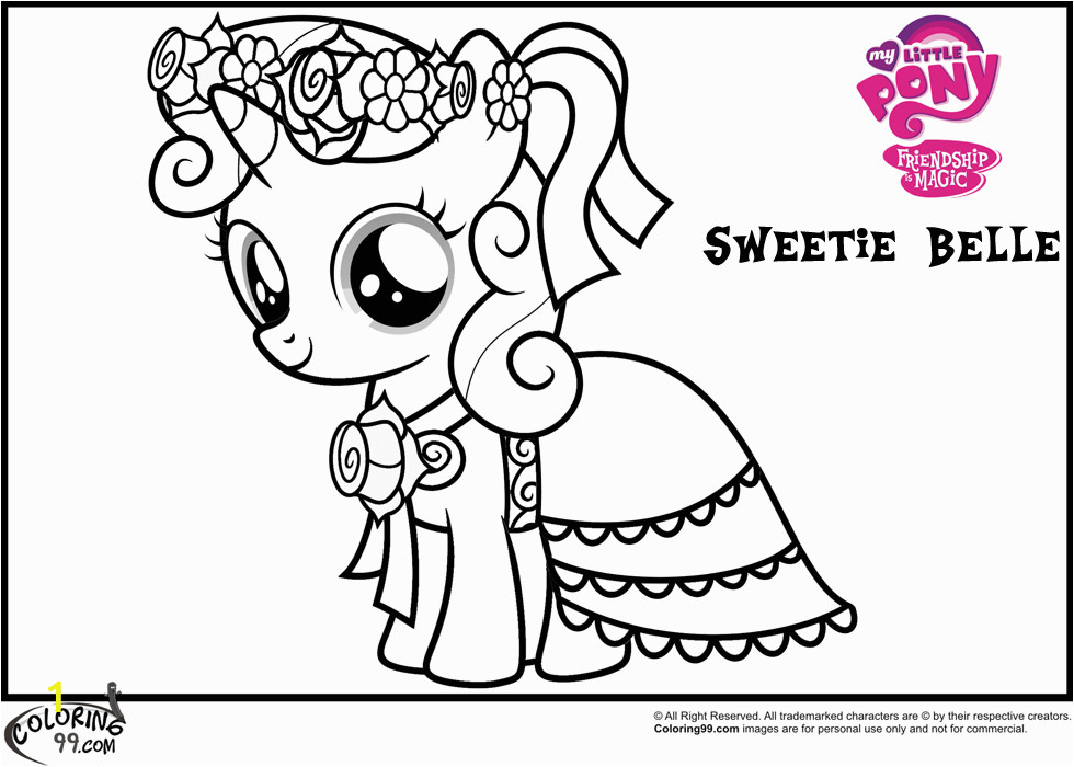 mlp sweetie belle coloring pages