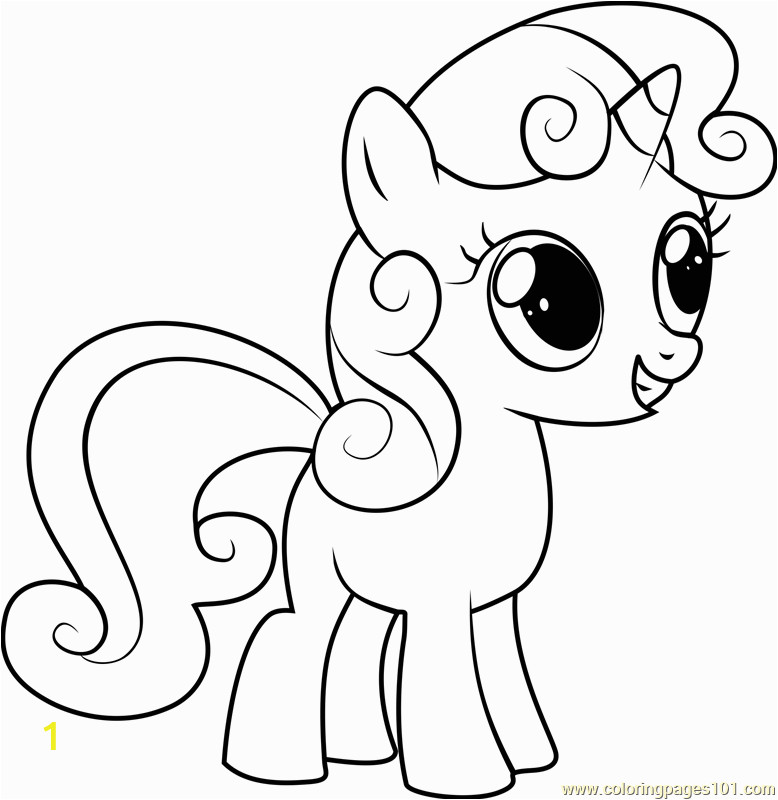 sweetie belle coloring page