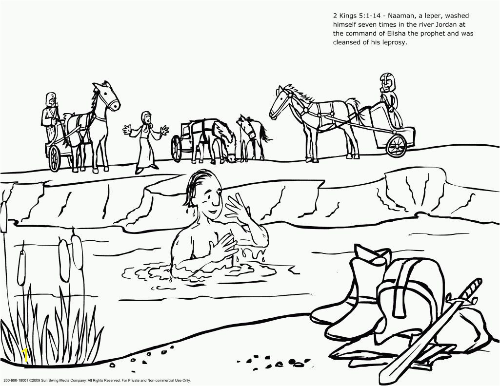 Naaman and the Servant Girl Coloring Pages Naaman and the Servant Girl Coloring Pages Naaman the