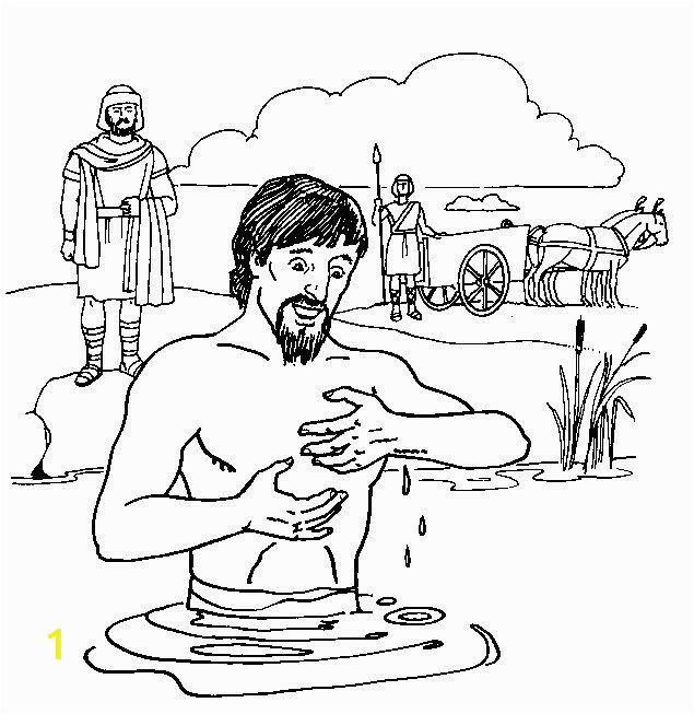 Naaman In the Bible Coloring Pages Bible Story Naaman