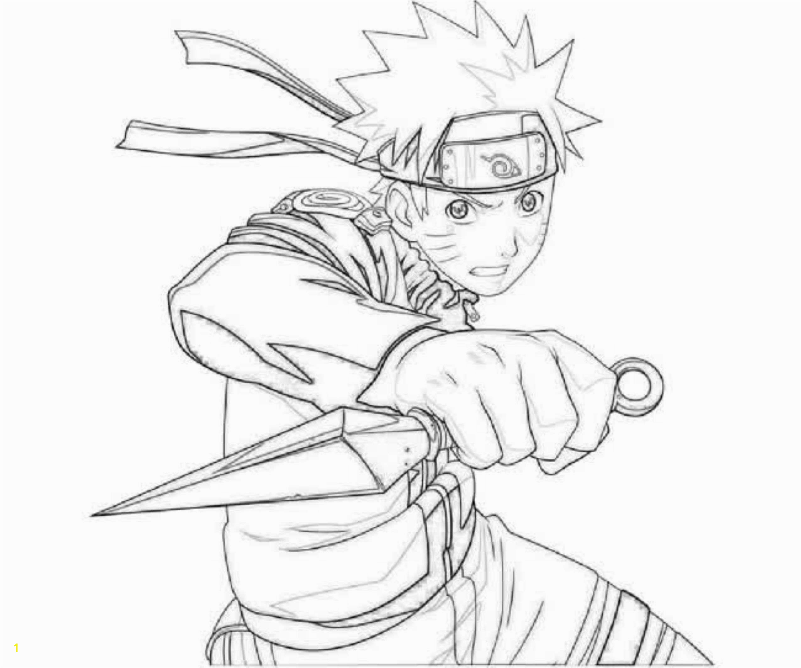 printable naruto coloring pages kids occupied