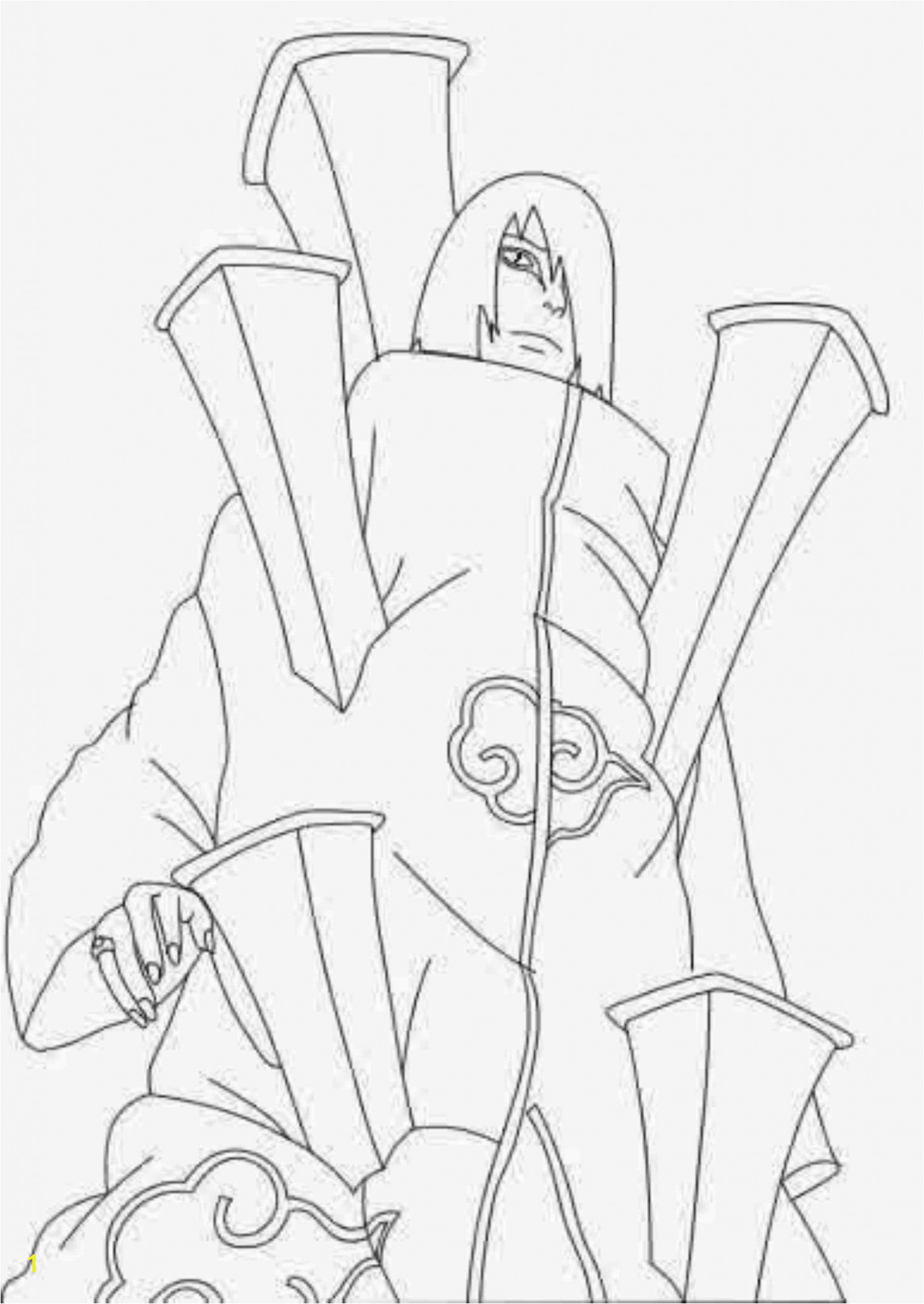 printable naruto coloring pages kids occupied