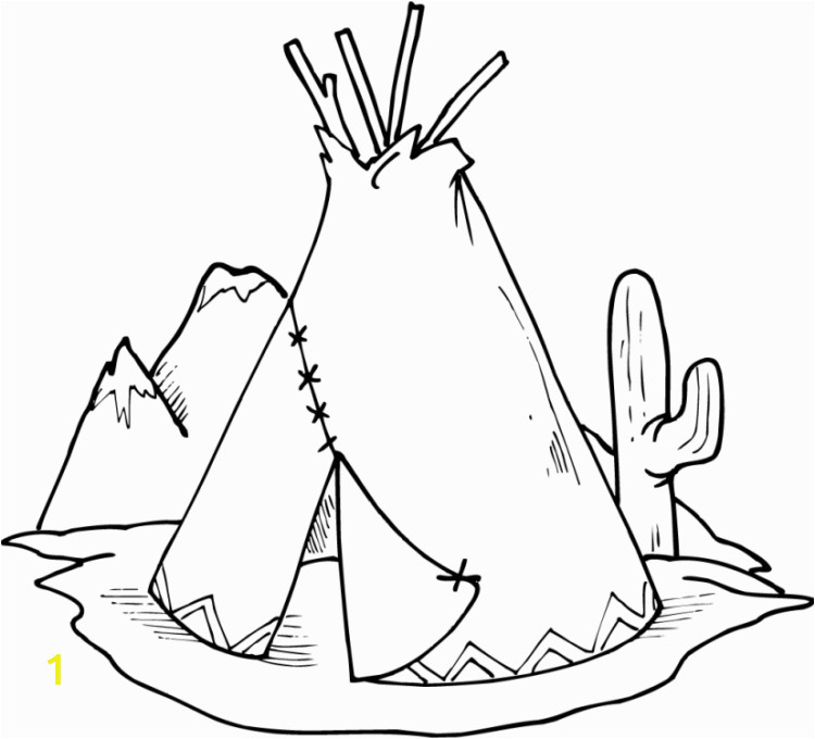 native american coloring pages for preschoolers