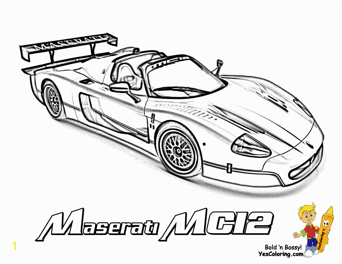 need for speed coloring pages