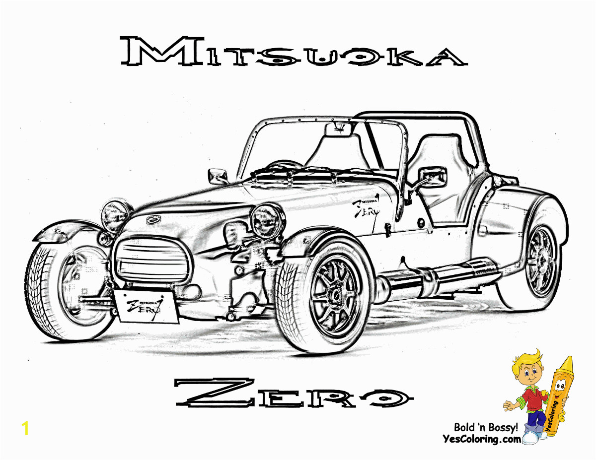 need for speed coloring pages