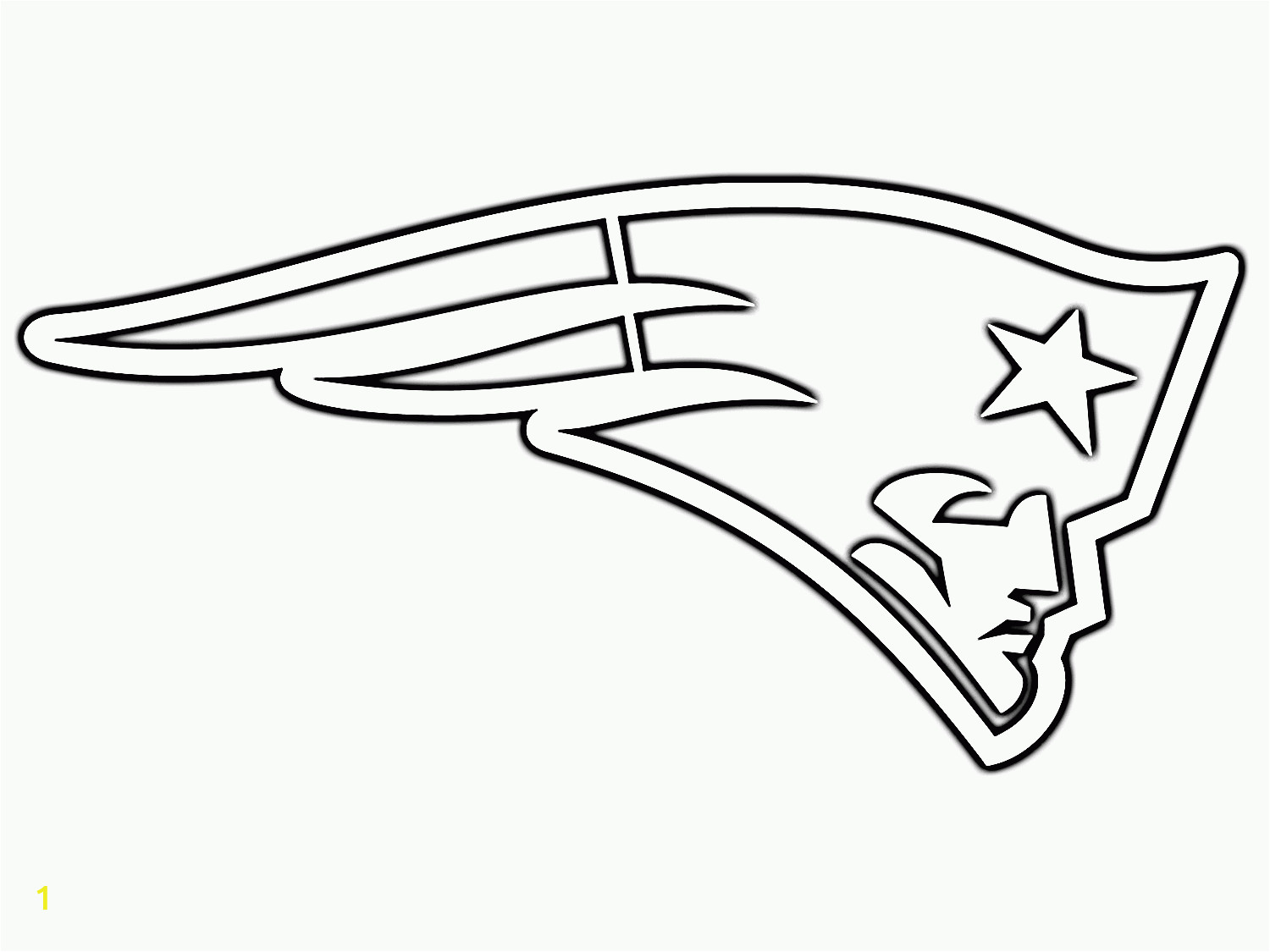 new england patriots logo coloring pages