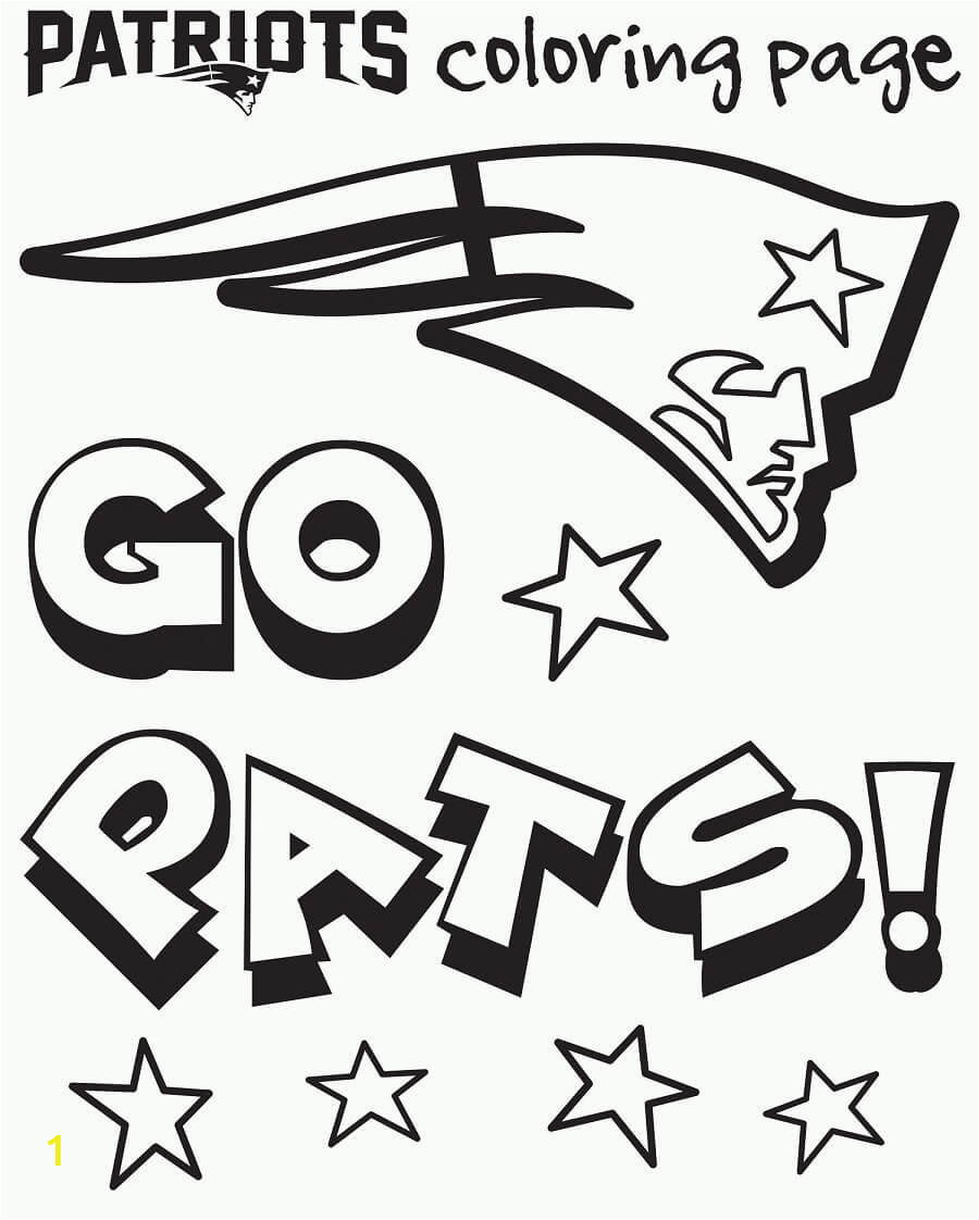 new england patriots coloring pages