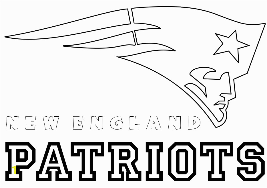 new england patriots coloring pages