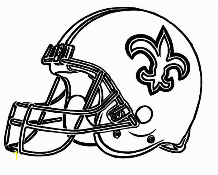New orleans Saints Logo Coloring Pages Helmet Saints New orleans Coloring Pages Football