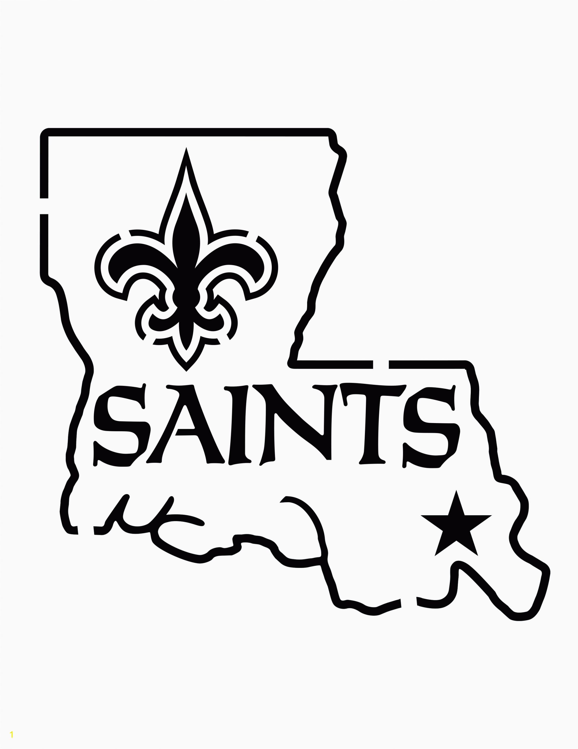 new orleans saints coloring page