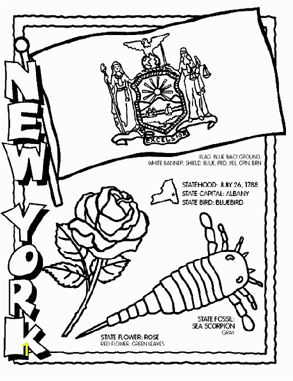 New York City Coloring Pages for Kids New York