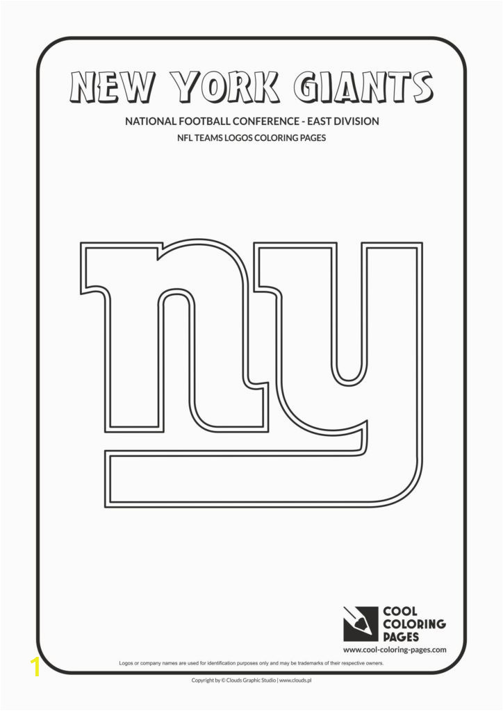 new york giants nfl american football teams logos coloring pages