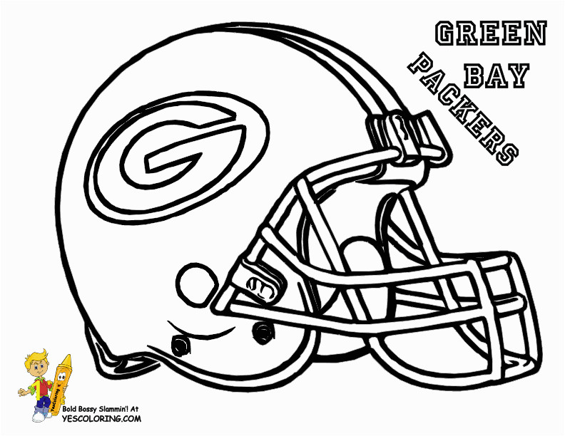 football helmet coloring page