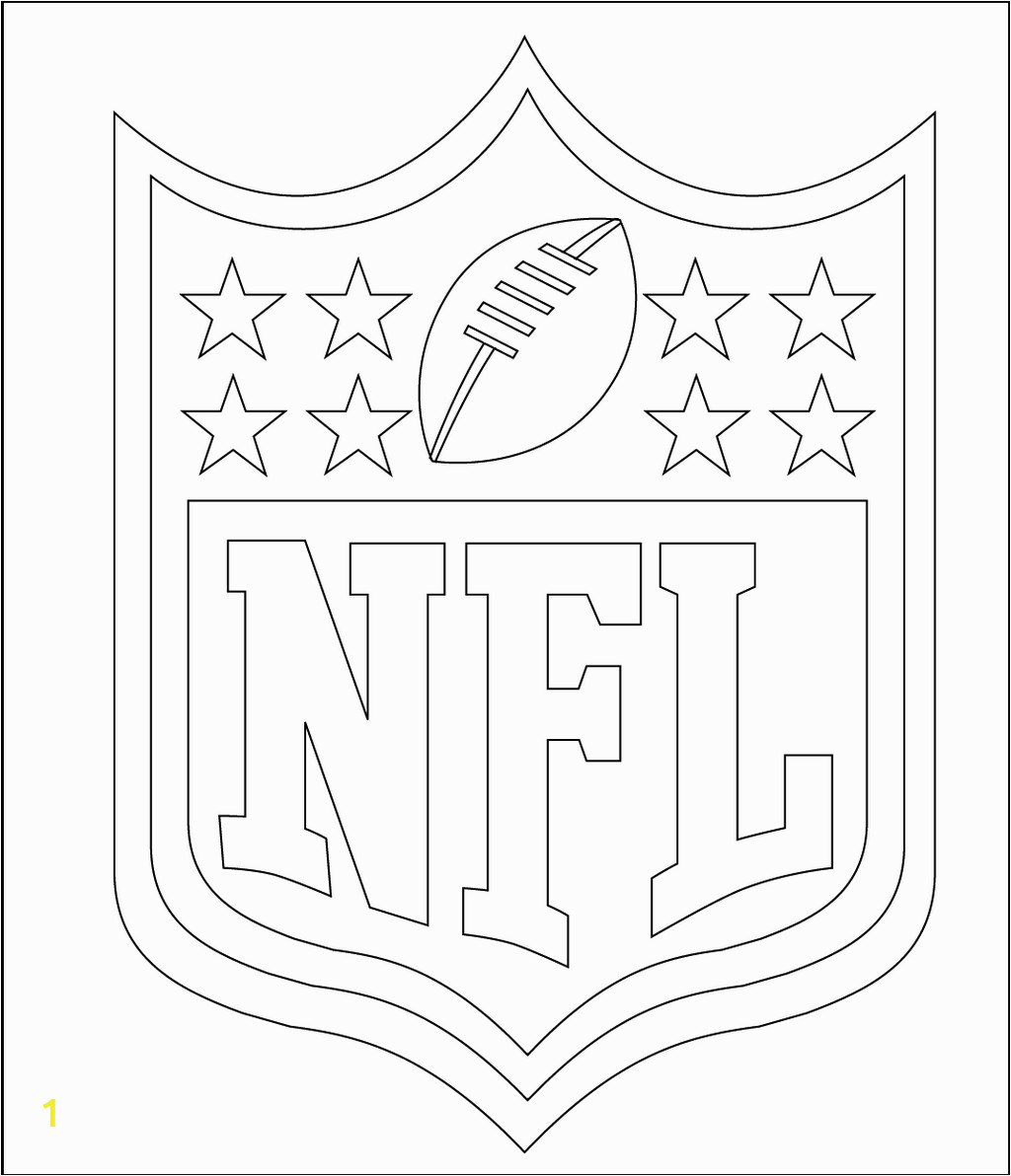 Nfl Football Team Logos Coloring Pages Nfl National Football League Coloring Logo Pages