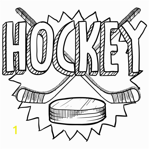 nhl hockey coloring pages