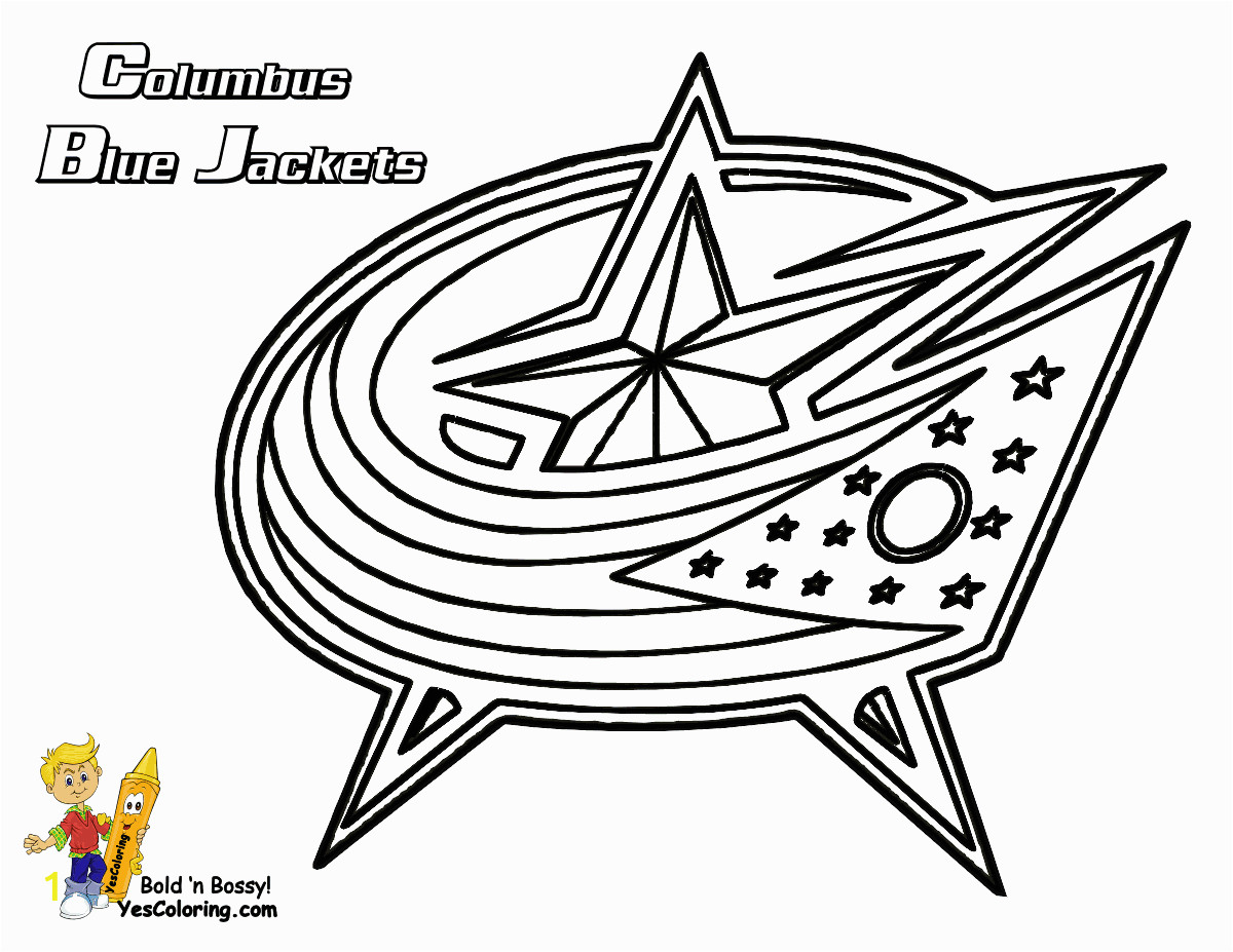 nhl hockey coloring pages