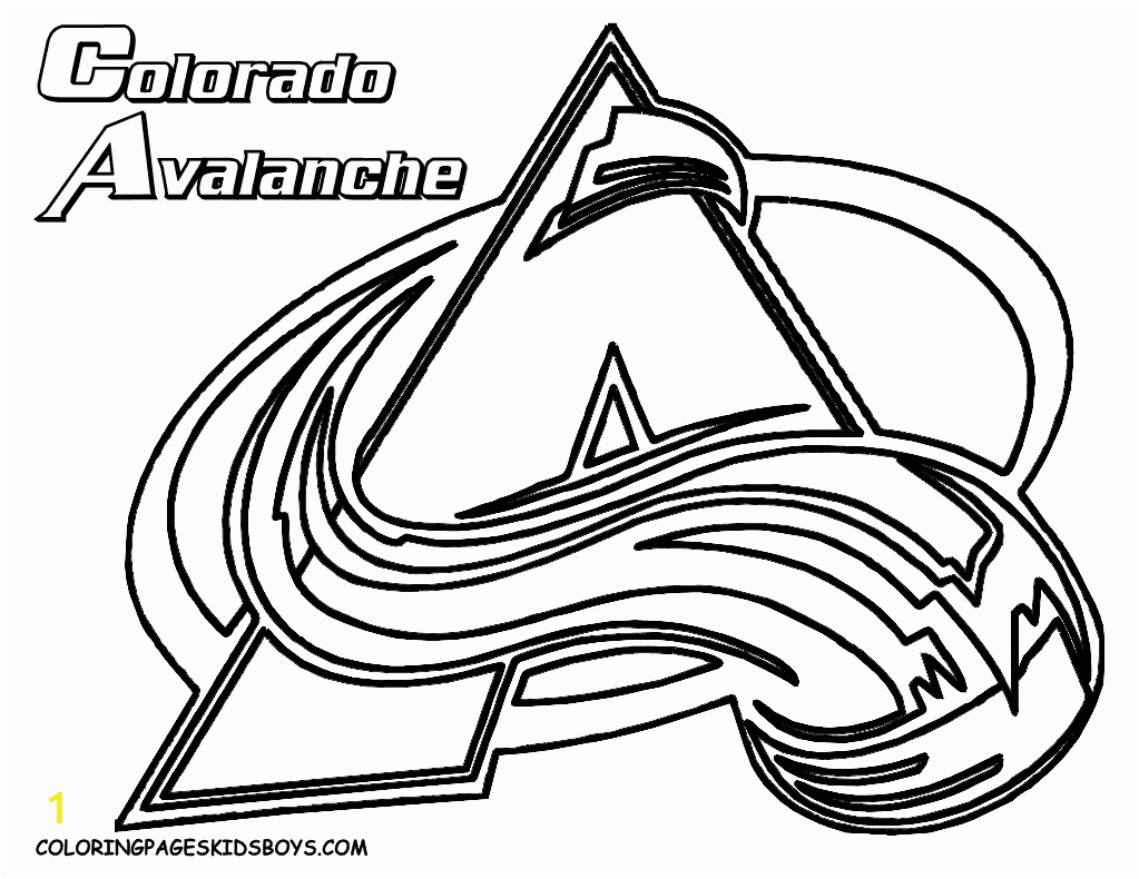 nhl hockey coloring pages