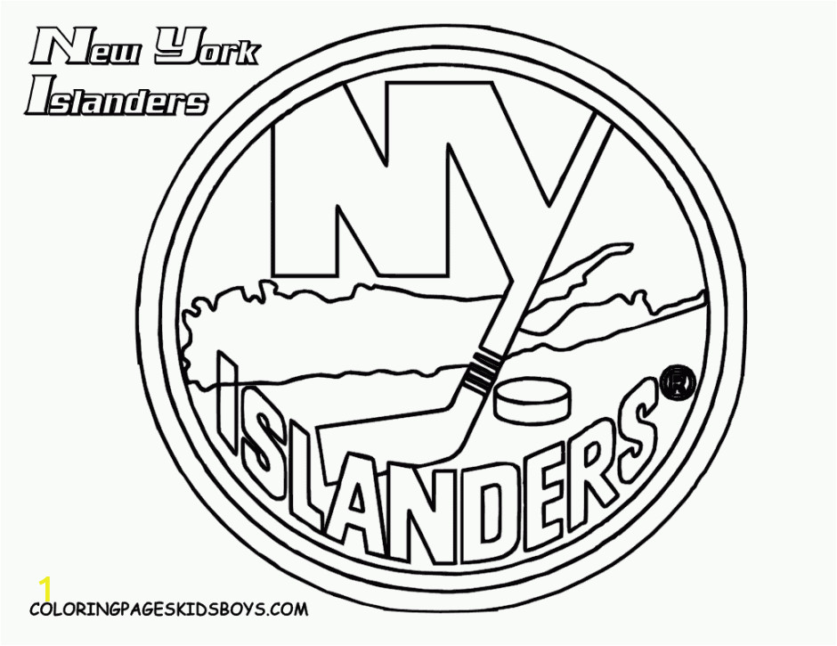 nhl logo coloring pages