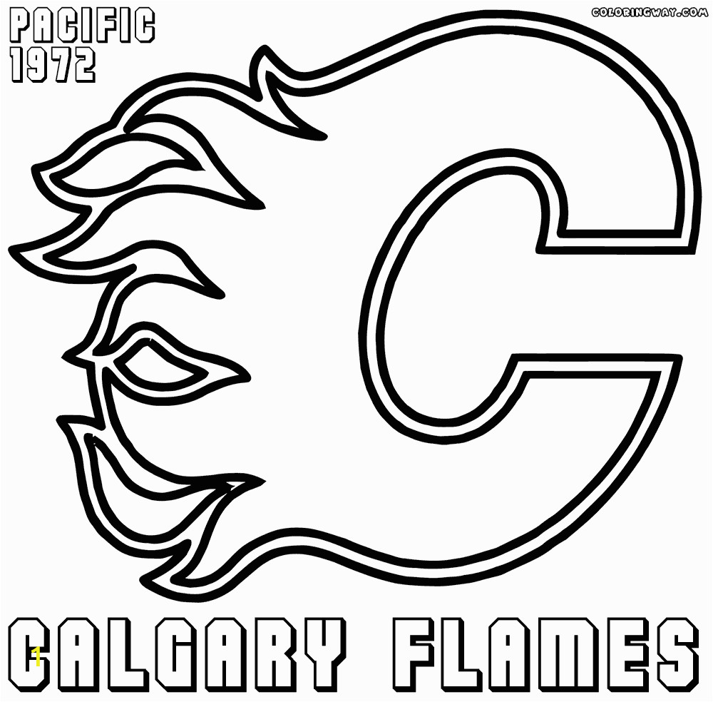 nhl logos coloring pages