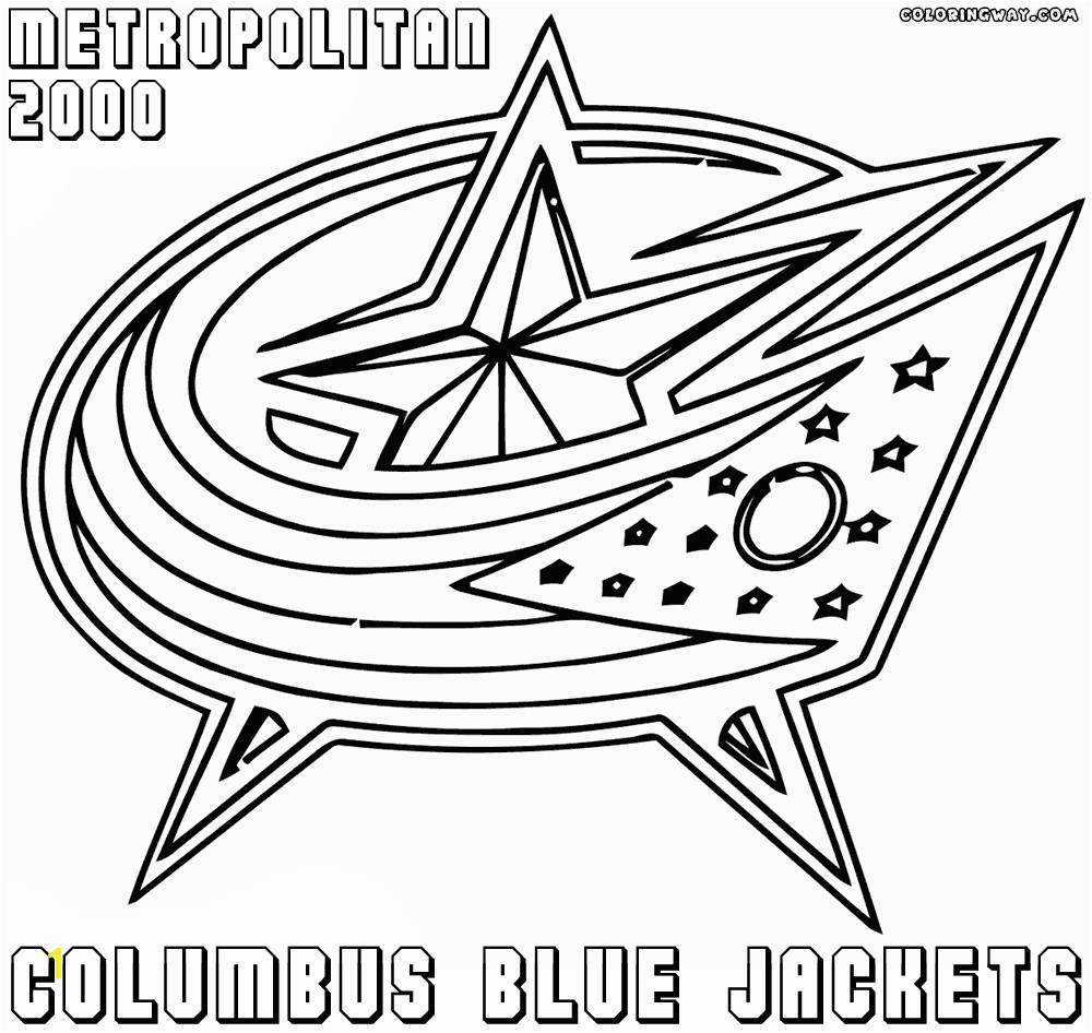nhl logos coloring pages