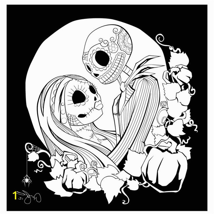 free printable nightmare christmas coloring pages