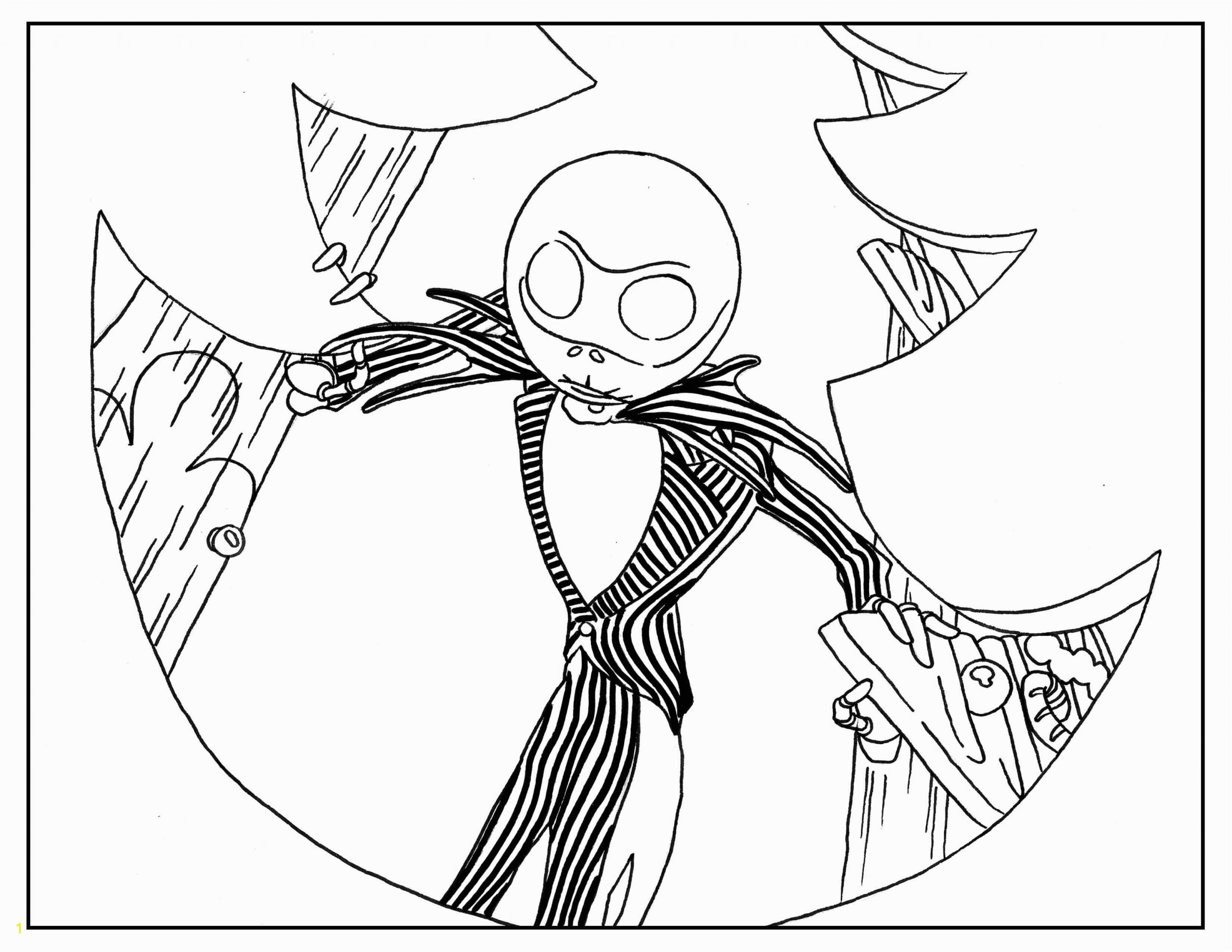 Nightmare before Christmas Characters Coloring Pages Nightmare before Christmas Characters Coloring Pages