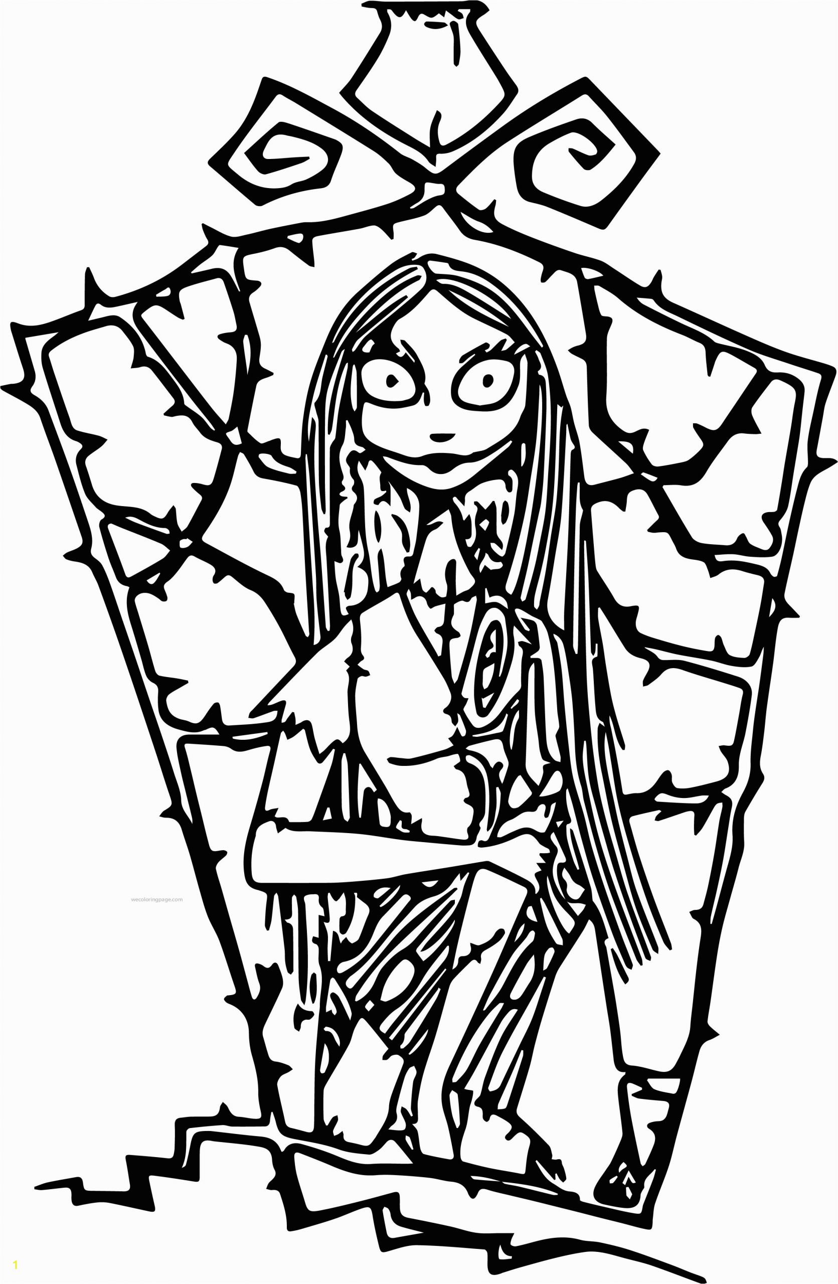 free printable nightmare christmas coloring pages