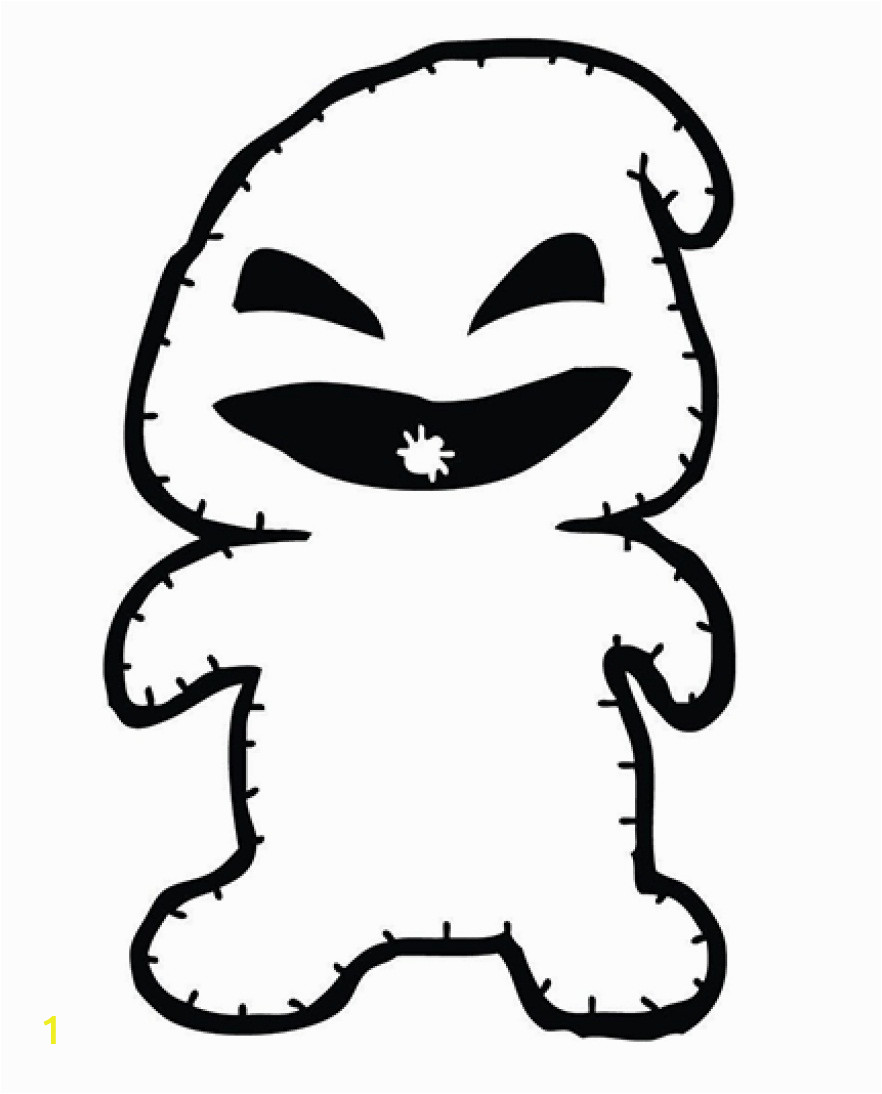 Nightmare Before Christmas Coloring Pages Oogie Boogie Divyajanan
