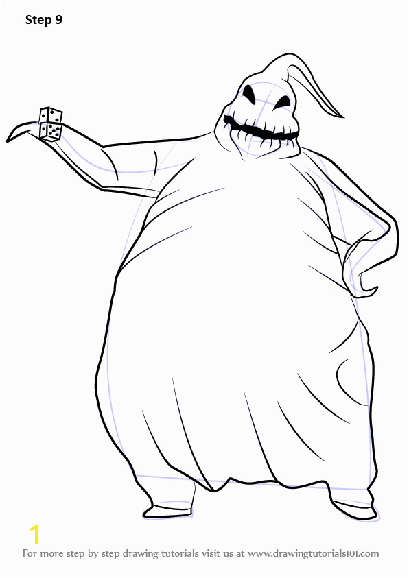 how to draw oogie boogie from the nightmare before christmas