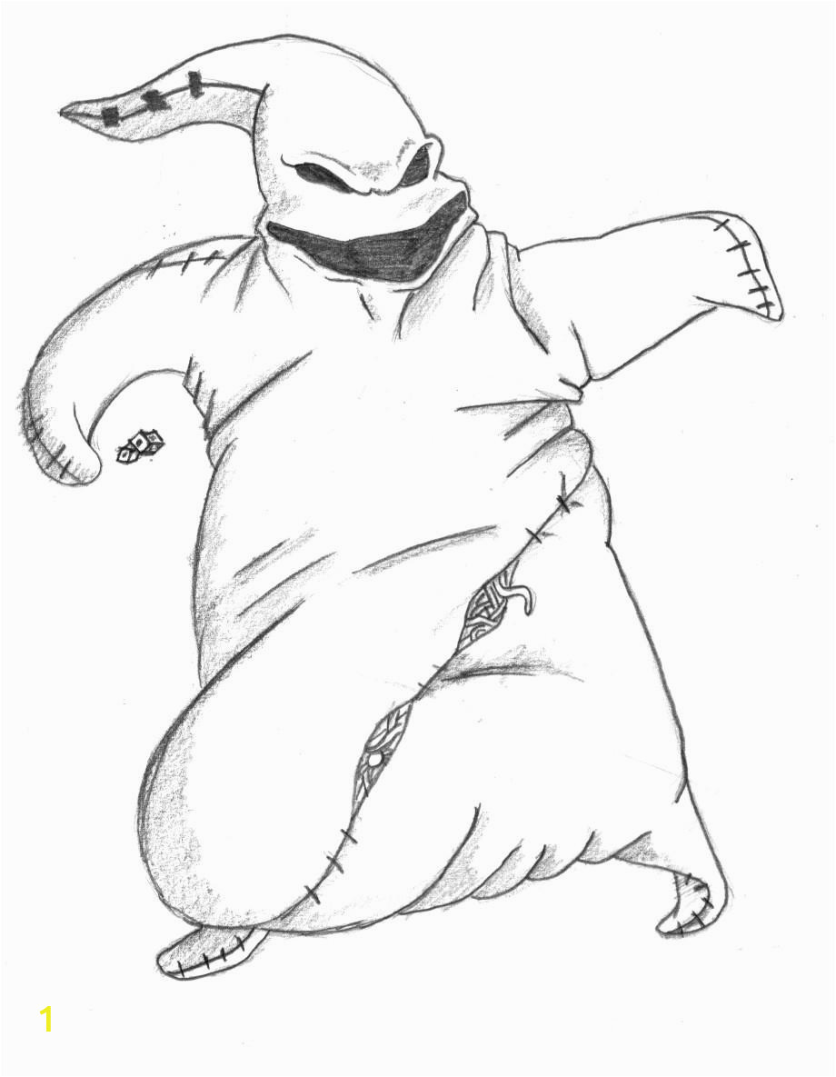 oogie boogie coloring pages sketch templates