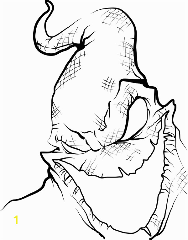 oogie boogie coloring pages sketch templates