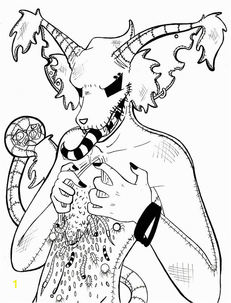 Nightmare before Christmas Coloring Pages Oogie Boogie Oogie Boogie Nightmare before Christmas Coloring Pages