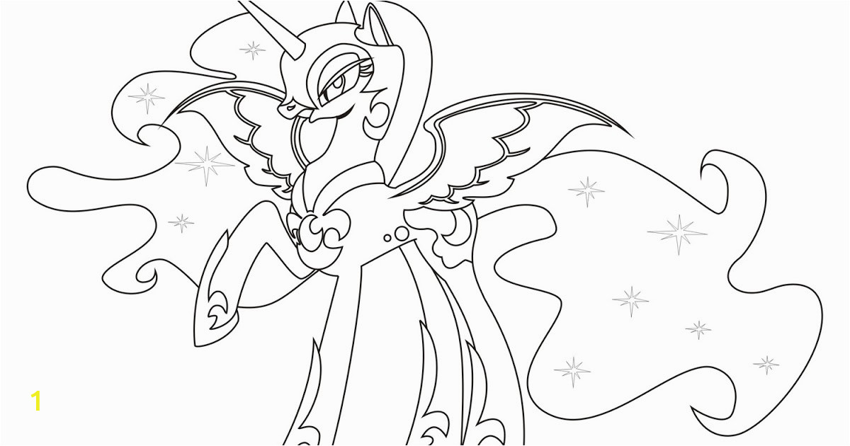 nightmare moon coloring pages