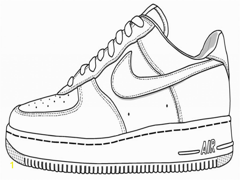 air force 1 coloring pages