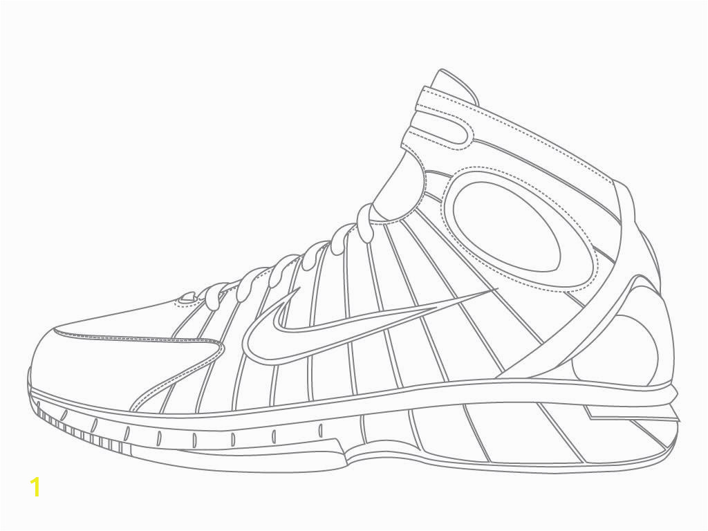 Nike Air force 1 Coloring Page Air force 1 Coloring Pages at Getcolorings
