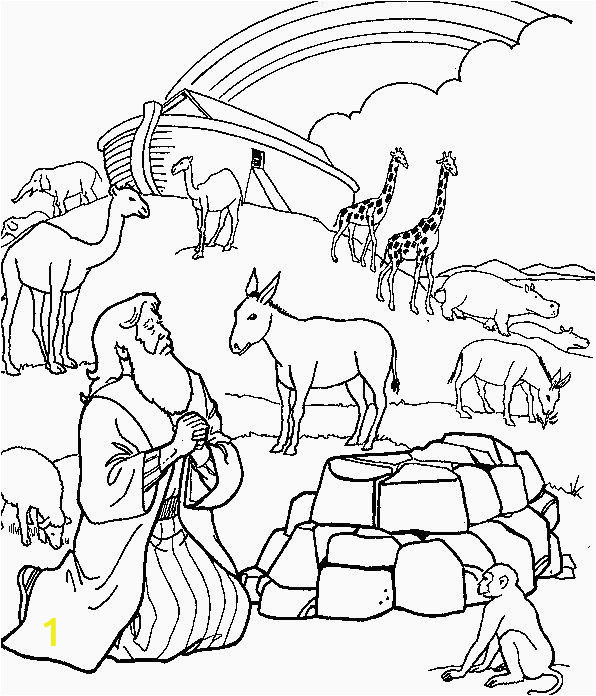 Noah S Ark Coloring Pages with Rainbow 32 Noah S Ark Rainbow Coloring Page In 2020