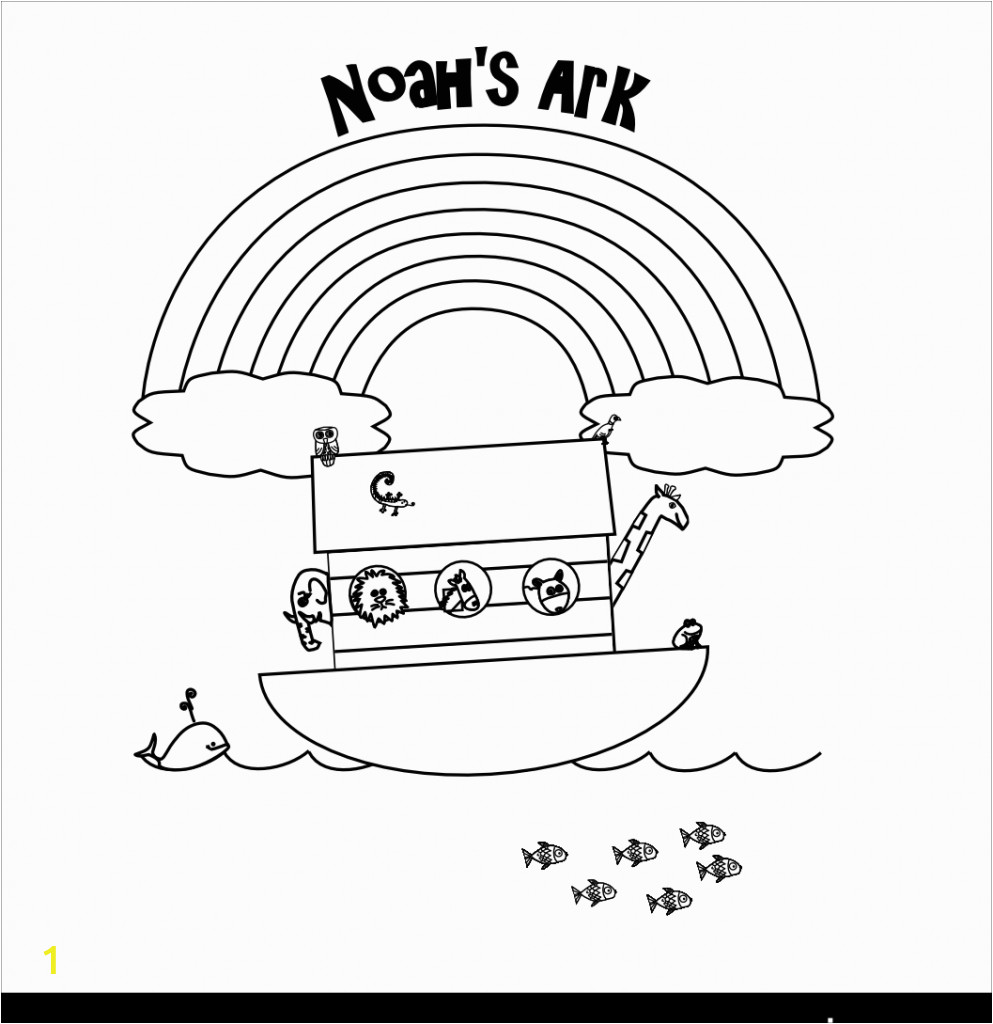 Noah S Ark Coloring Pages with Rainbow Rainbow Coloring Pages – Coloringcks