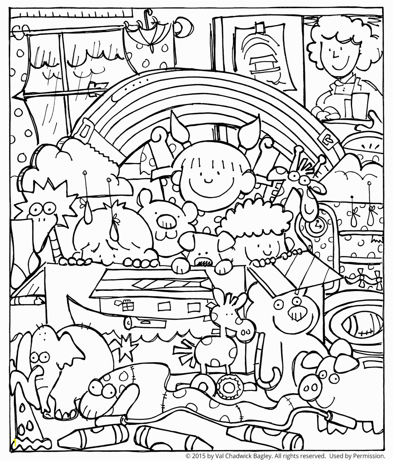 noahs ark printable coloring pages