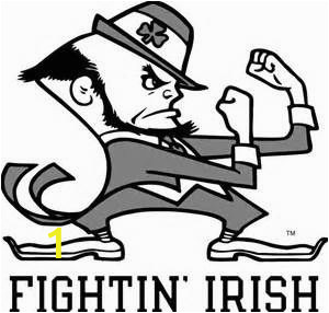 Notre Dame Football Logo Coloring Pages Notre Dame Fighting Irish Coloring Pages Bing Images