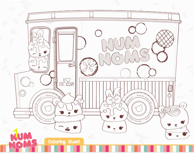 num noms coloring pages and activities