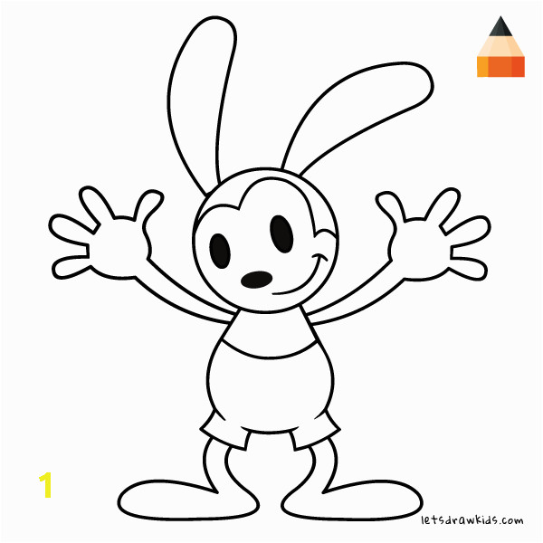 how to draw oswald