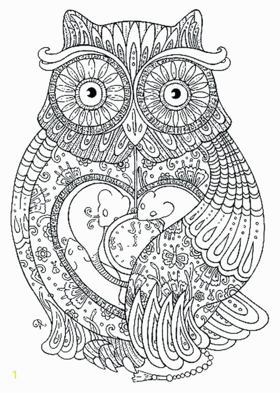 owl mandala printable