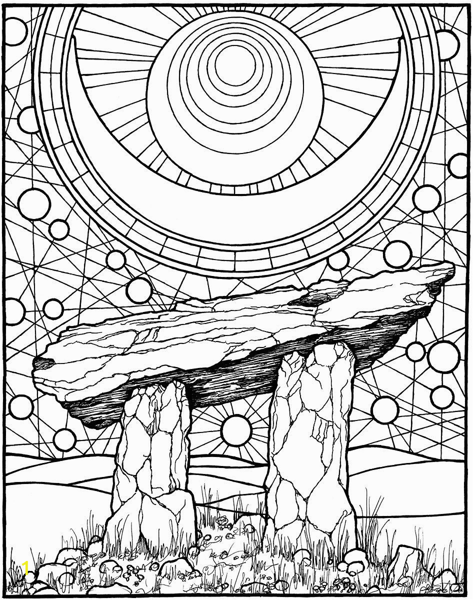 Pagan Witch Coloring Pages for Adults Adult Pagan Coloring Pages