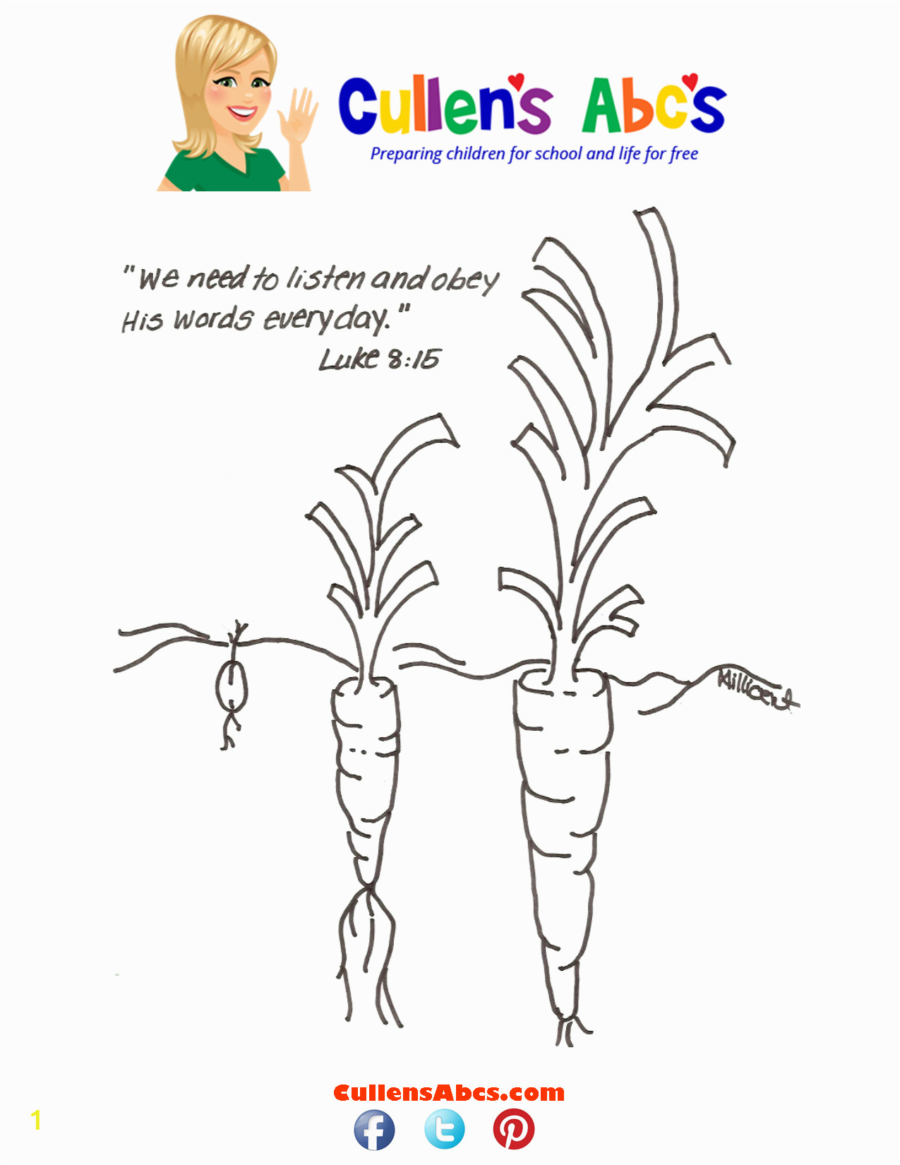 Parable Of the sower Bible Coloring Pages Bible Key Point Coloring Page
