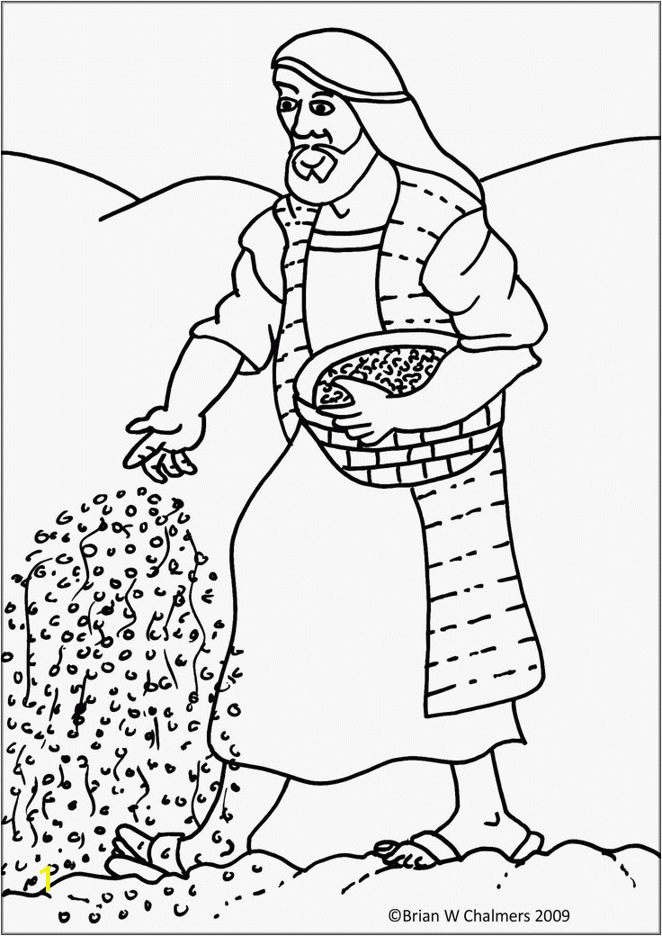 parable of the sower coloring page