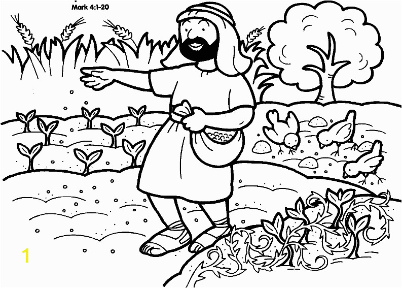 Parable Of the sower Coloring Page Parable Of the sower Week 3